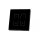 Einbau-Touchpanel SR-2805T1-RF-IN black (230V, 2 Zonen)