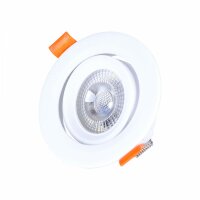 LED Downlight DL-R-90-7W-WW, warmwei&szlig; (600Lm, IP20)
