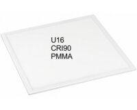 LED Panel S-620 AW-40W-U16-CRI90-ww, set PMMA