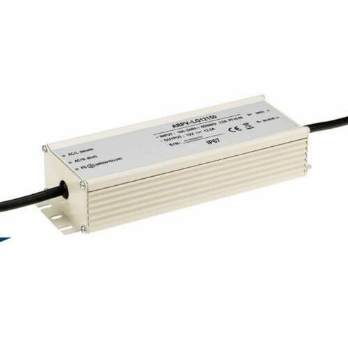 LED Netzteil LSPS-G12150 (12V, 12.5A, 150W, PFC) IP67
